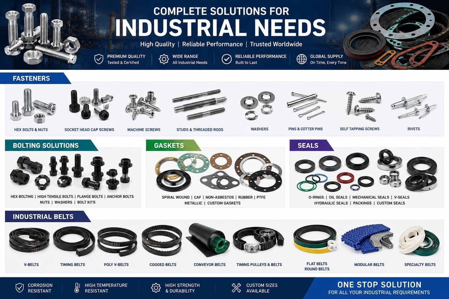 Mechanical product catalog